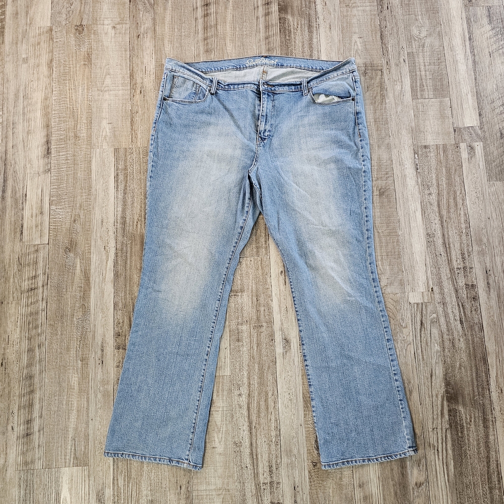 Old Navy Plus Size The Sweetheart Flair Jeans light blue wash Size 20 Regular